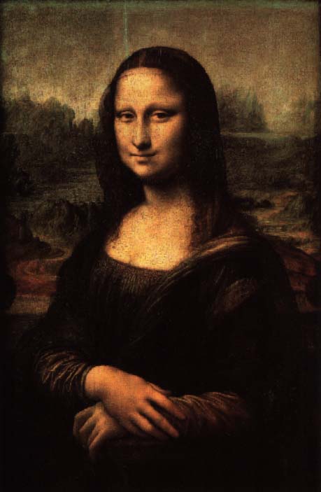 �Puedes encontrar en qu� parte de esta pintura utiliz� Da Vinci un Rect�ngulo Dorado? Haz click sobre la Monalisa para descubrirlo